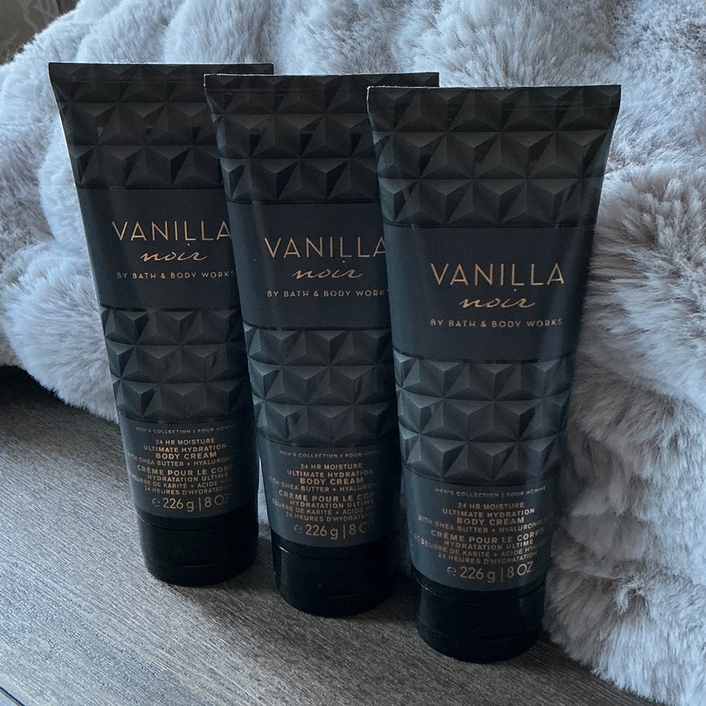 Bath & Body Works Vanilla Noir Body Cream Trio